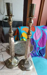 شمعدانی برنزی قدیمی