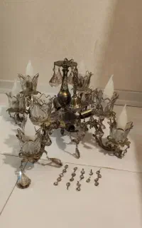 لوستر 12 شعله چشمه نور