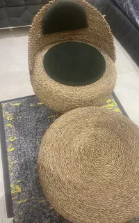 صندلی و میز حصیری