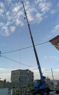 انجام کلیه امور جرثقیل (سبد نفر بر حمل مصالح )