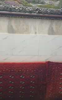 یک جفت پشتی دست باف قرمز