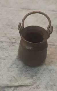 سطل مسی دست ساز قدیمی