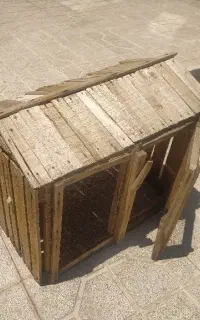 قفسه مرغ چوبی