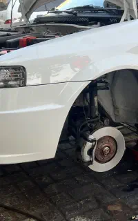 تراش دیسک ترمز بصورت درجا روی ماشین