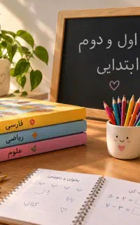 تدریس و تقویت درسی پایه اول و دوم ابتدایی
