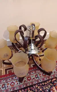 لوستر۶شعله وتک شعله دیواری
