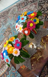 گل های دستی