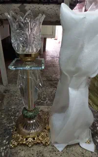 شمعدانی پایه برنجی