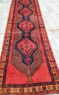قالیچه دستبافت 102ساله زابلی یک جفت پرشین