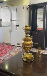 سماور قوری برنجی