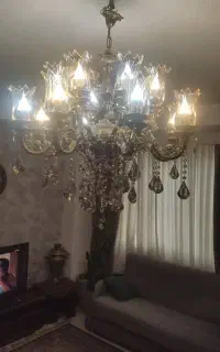 لوستر در حد نو رنگ برنز