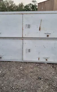 کمد فلزی سفید ۴ درب * بسیار محکم و مناسب انباری