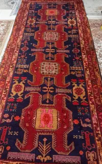فرش دستباف ضخیم قدیمی