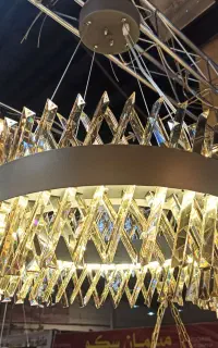 لوستر کریستالی جدید