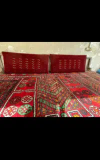 فرش دستباف (ترکمنی) زیبا و سالم