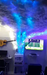 ریسه نئون rgb هوشمند ، سقف ابری