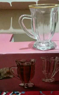 لیوان دسته دار باجعبه نو. 6 نفره