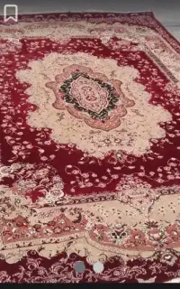 دوتخت فرش ۶ متری کارکرده