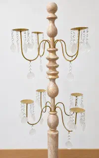 شمعدان چوبی