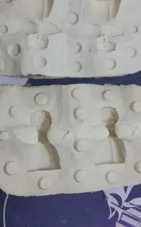 قالب سیلیکونی با پس قالب فایبرگلاس مجسمه
