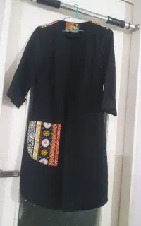 مانتو جلو باز طرح سنتی