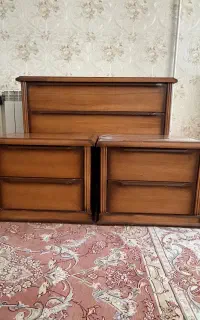 سرویس چوبی خواب دونفره کامل