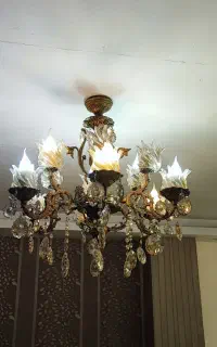 لوستر و دیوار کوب برنز