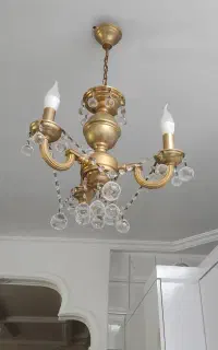 لوستر فلزی برنزی