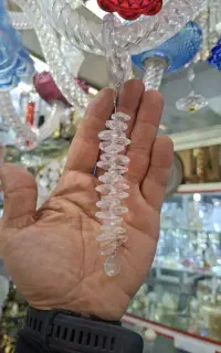 ریسه بافته شده کریستالی لوستر و دکوراسیون