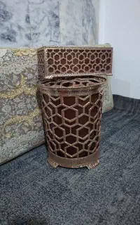 سطل زباله و جا دستمال