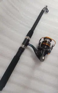 لنسر ماهیگیری ۳۶۰ سانت حرفه‌ای کامل با تجهیزات