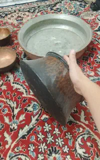 دیگ و قابلمه وکاسه مسی قدیمی