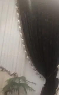دو عدد والان پرده مخمل