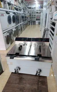 سرخ کن صنعتی دو لگن و تک لگن لوازم خانگی کرمیان