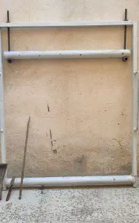 دار قالی با وسایل