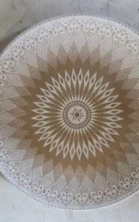 عکس برگردان ( گلزنی) روی ظروف آرکوپال
