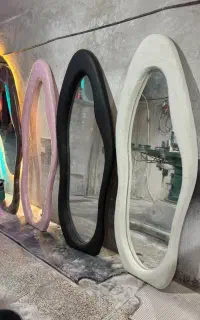 آینه قدی بگلایت قاب پاپیه ماشه در مرودشت