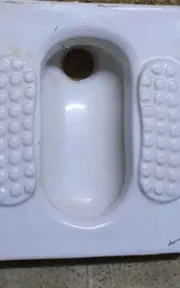 سنگ توالت بدون شکستگی ، و لب پر شدن،