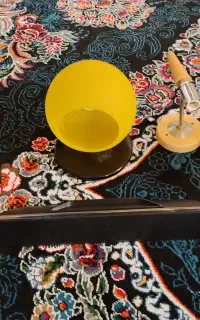 لامپ شب خواب شیشه ای درجه یک نو