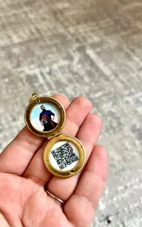 لاکت استیل با عکس عزیزانتون