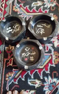 جا سیگاری پارچ و لیوان قندان