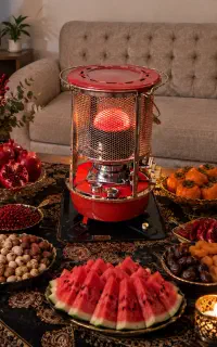 بخاری نفتی فوجیکا سنسور دار اصل ژاپن.کمیاب