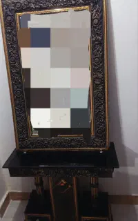 کنسول آیینه و شمعدان