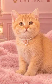 توله گربه بریتیش ماده و نر گلد