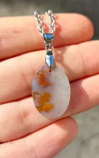 گردنبند جاسپر گل اناری