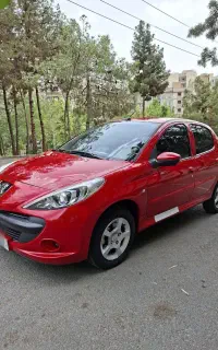 پژو 207 اتوماتیک بدون رنگ قرمز