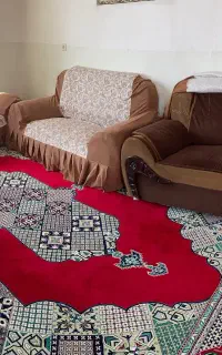 مبل هفت نفره همراه با کاور