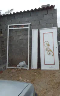درب حیاط نو استفاده نشده