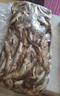 خوراک ماهی پاک شده