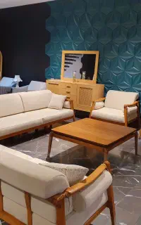 مبل و سرویس چوب و جهیزیه کامل 12ماهه